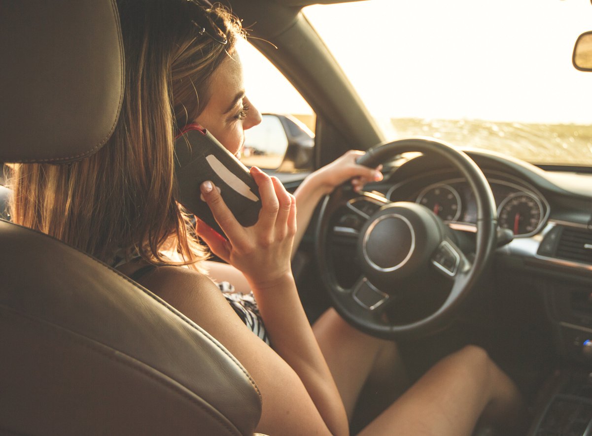 Avoid distractions while driving your car